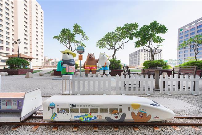 和逸台南西門館以卡通主題旅宿及大坪數遊樂設施受到不少親子家庭喜愛。（國泰飯店觀光事業提供）