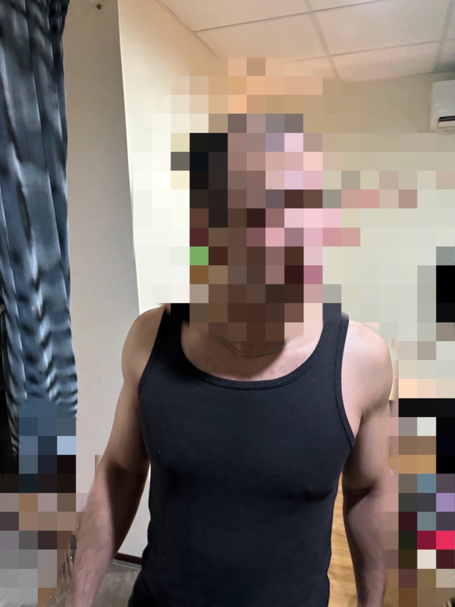 警方于6小时后在台北市士林区延平北路五段查获犯嫌42岁许男到案，许嫌坦承犯行。（图／警方提供）