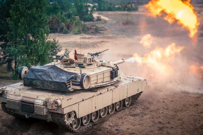 美国艾布兰（Abram）主力坦克的资料照。（达志影像/Shutterstock）