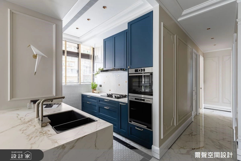 回家也如住在異國般浪漫、唯美，開箱熟成女性的優雅法式退休宅！(圖/設計家)