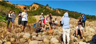 林保署推「三貓出遊去」活動 走訪火炎山地質奇景