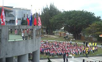 花莲东华附小连4年办国际升旗典礼 打造和谐校园环境