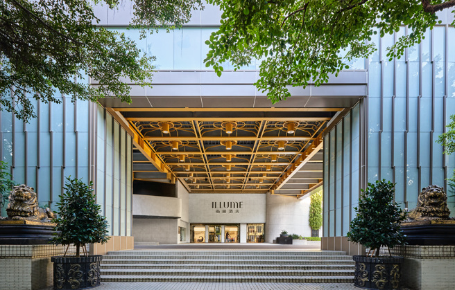 茹曦酒店位于小巨蛋旁，步行五分钟即可抵达。(图/茹曦酒店提供)