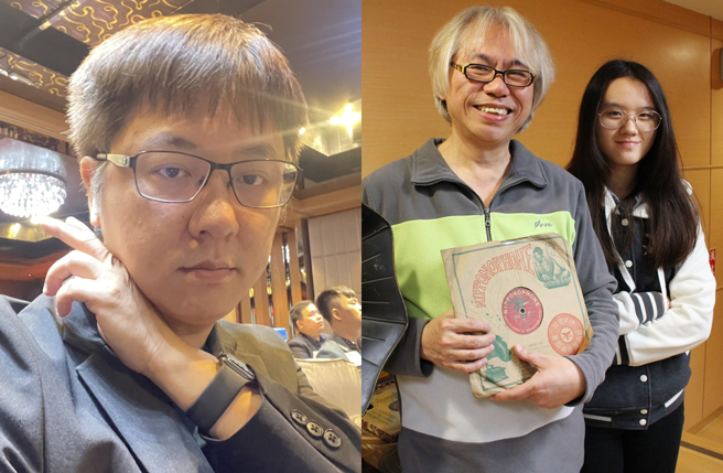 李卓轩（左）换大头贴疑似回应林靖恩流落街头传闻。（图／翻摄自李卓轩脸书；中时资料照片）