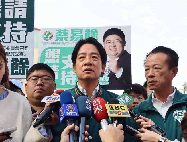 民进党总统候选人赖清德。（中时资料照，吕妍庭摄）