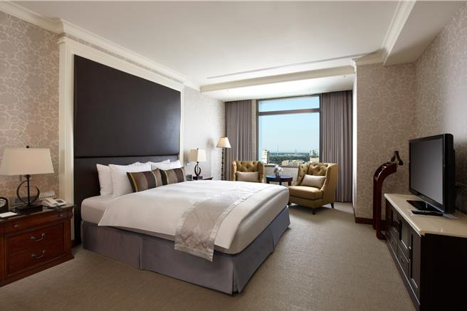 京站龙年福袋奖项包括台中港酒店总统套房，价值6万8000元。（京站提供／朱世凯台北传真）