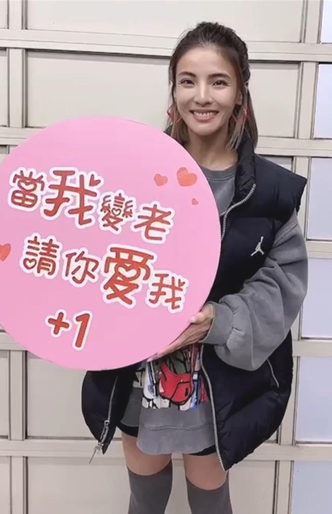 徐小可響應公益活動。（大氣文創提供）