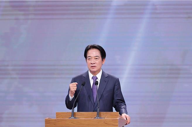 民进党总统候选人赖清德。（台北市摄影记者联谊会提供）