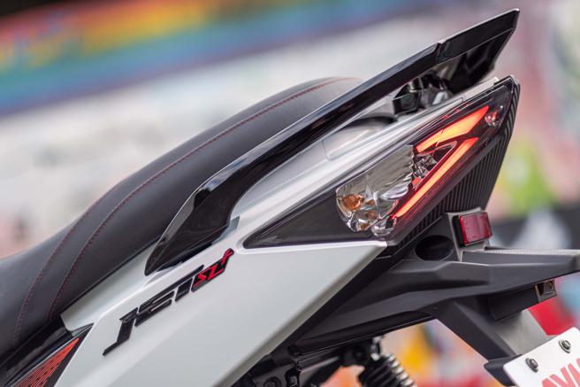 竞技化风格尾灯。（SYM提供）