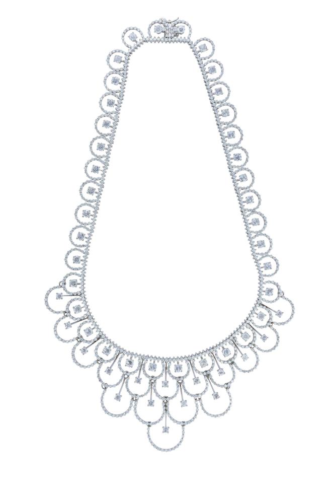 DAMIANI大師系列Juliette茱麗葉白金鑽石項鍊，276萬元。（DAMIANI提供）