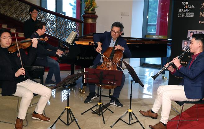 第二屆NSO黃俊文與好朋友們室內音樂節，明（4）日起將在台北國家音樂廳、雲林聲泊廳等地登場。（鄭任南攝）