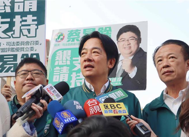 前立委郭正亮预言，未来10天，民进党总统候选人赖清德（图）全部会打抗中保台，因为他没招了。（资料照，吕妍庭摄）