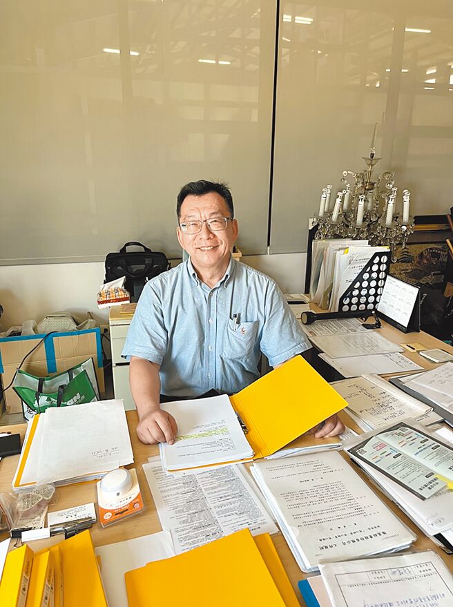 隆晟鋁業總經理沈俊翰。圖／周榮發