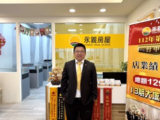劉洧銓團隊今年拚出4600萬業績 拿下永義房屋台中區第1名