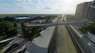 投1.6亿兴建 五股环保艺术公园跨河景观桥2025年4月完工