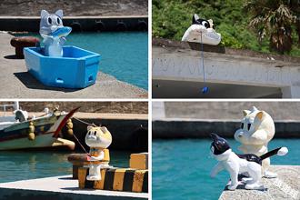 石門草里漁港釣魚拍照趣 裝置藝術超級可愛！