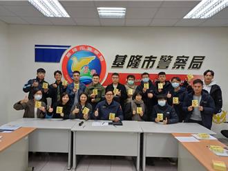 新血加入基隆警力 督察長盼共同為治安交通打拚