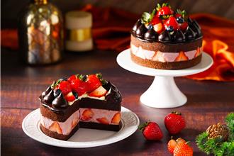 草莓控快衝！ BAC草莓巧克力蛋糕销魂 85度C「莓好派对」48元开吃