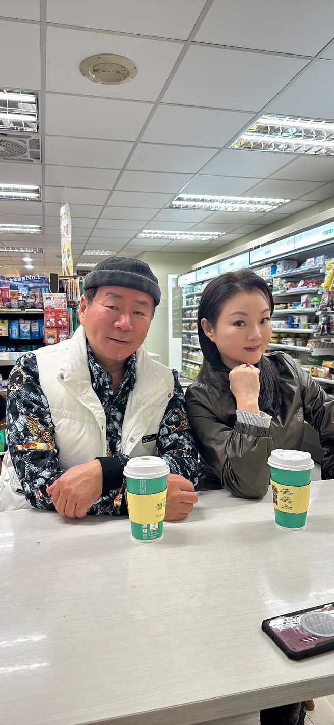 郭主義去年底公開與夏禕的合照。（圖／郭主義(古錐師)臉書）