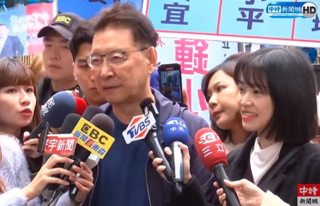 國民黨副總統候選人趙少康。(取自中時新聞網直播)