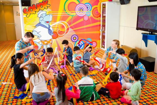 邮轮配备儿童俱乐部（图片来源：山富旅行社提供）