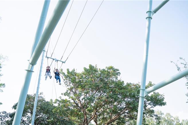 「咩咩上树萌宠乐园」分3大主题，预计今年2月会正式开幕。（嘉义县文化观光局提供∕吕妍庭嘉义传真）