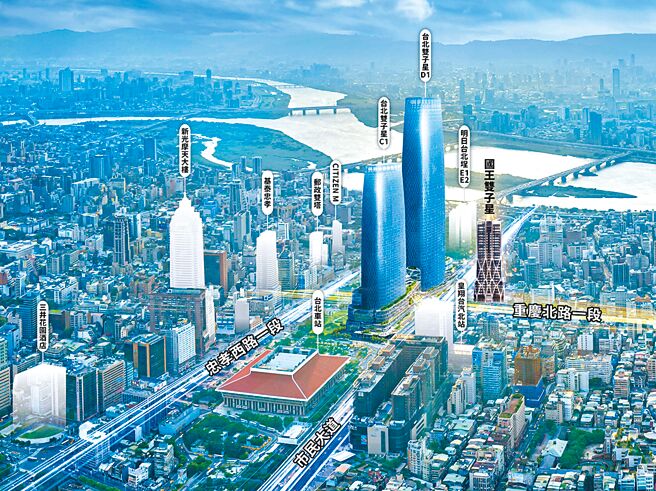 正对台北双星绝佳地利，营建成本起涨前抢先进驻西区门户。图／业者提供