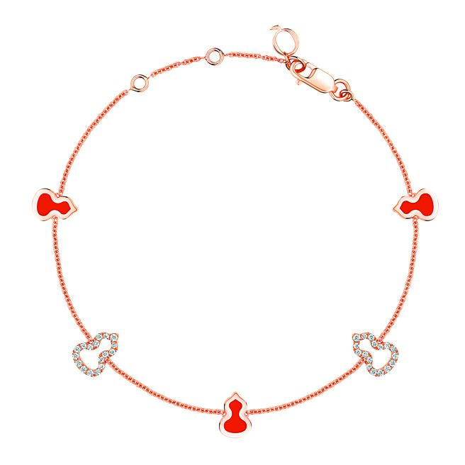 Qeelin Wulu瑭瓷手鍊。（Qeelin提供）