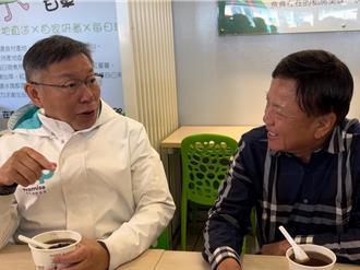 台中》阿北來了！柯文哲台中車掃　樂吃東東芋圓分享「芋圓不膩口」祕訣