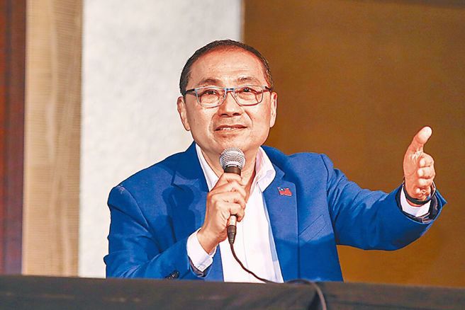 國民黨總統候選人侯友宜自信表示，針對2024總統大選，自己百分之百會贏。（中時資料照）