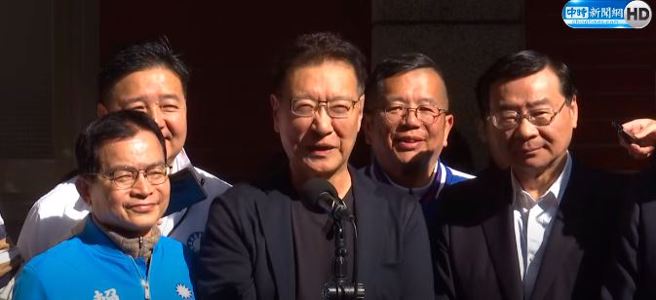 国民党副总统候选人赵少康。(取自直播)