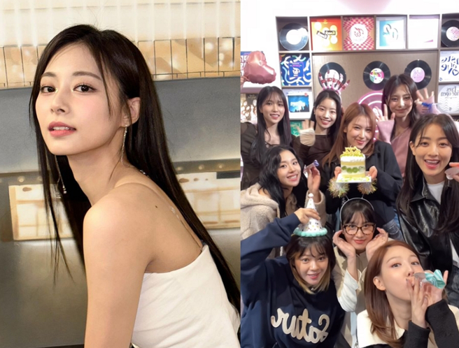 子瑜和TWICE成员志效、定延被粉丝发现目前人在台湾。（图／摘自TWICE官方Instagram）