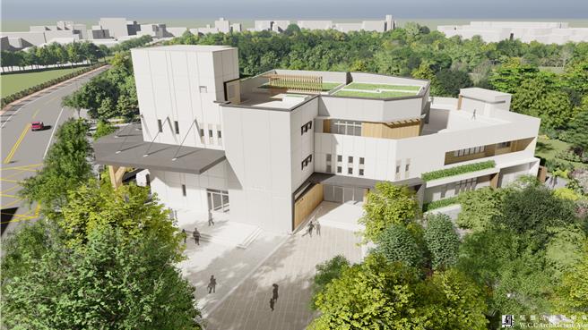 桃园市大溪区大溪埔顶图书馆暨亲子馆5日开工，预计2025年下半年完工。（桃市府提供／蔡明亘桃园传真）