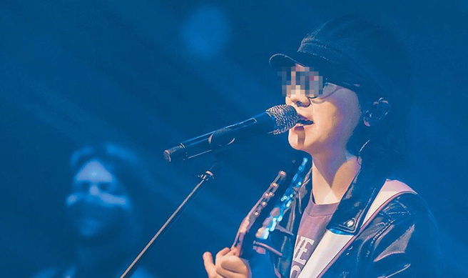 谢男日前才举办演唱会。（宽宏艺术提供）