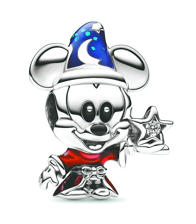 Pandora迪士尼米奇魔法師造型串飾，2480元。（Pandora提供）