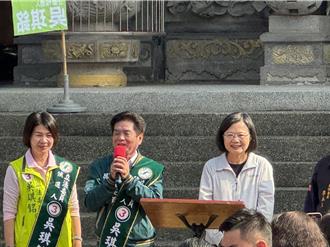 蔡英文站台吳琪銘 曝「畢業心願」稱土城正轉型高科技產業