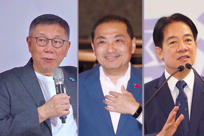 總統大選進入最後肉搏戰!左起為總統候選人柯文哲、侯友宜、賴清德。（合成圖／資料照）