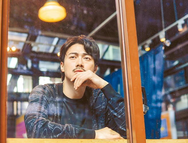 港星胡卓希從模特兒轉戰演員，對演戲這件事充滿著熱情。（粘耿豪攝）