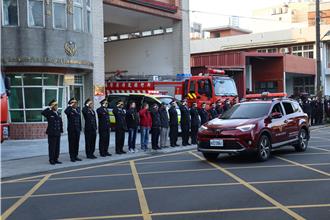 送殉職勇消最後一程 竹縣：將加強違章建築查報