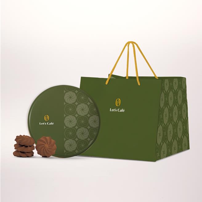 全家「Let’s Café曲奇礼盒 铁观音口味」，499元。（全家提供／朱世凯台北传真）