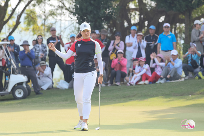 劉嬿以3回合總桿低於標準桿7桿的209桿獲得亞軍。（TLPGA提供）