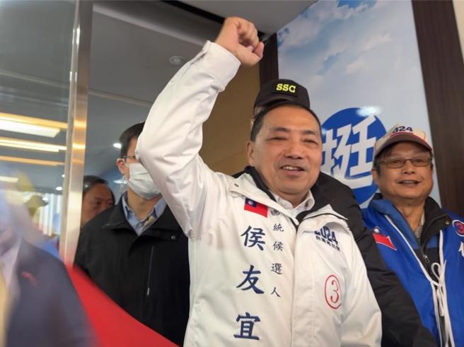 媒體人吳子嘉預言認為，若是國民黨總統候選人侯友宜（圖）勝選，盧秀燕有可能是下一任行政院長。（資料照，柯毓庭攝）