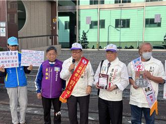 不滿政見被刪86個字 南市立委候選人選委會抗議