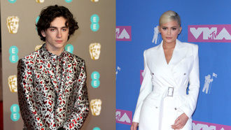 甜茶忍不住！ 金球獎台下調情卡戴珊小妹 親吻摸胸互動曝光