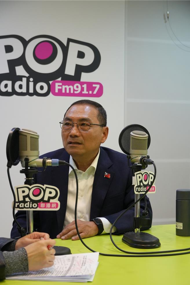 國民黨總統候選人侯友宜。（POP Radio提供）