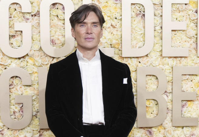 席尼墨菲摘下金球奖影帝。（图/美联社）