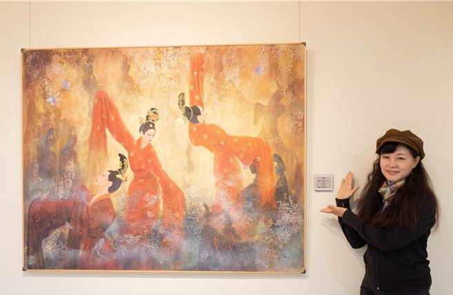 艺术家马步月透过展览响应节能永续。（陈淑娥摄）