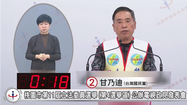 2号台湾国民党甘乃迪率先登场。(蔡依珍摄)