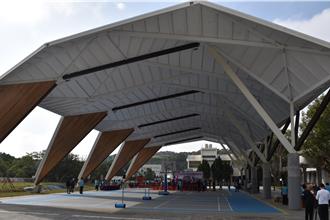 造桥乡丰湖国小旧校址新建多功能「禾埕」 9日启用
