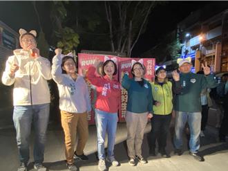 綠吸票機陪蕭美琴車掃台中 一段話耐人尋味